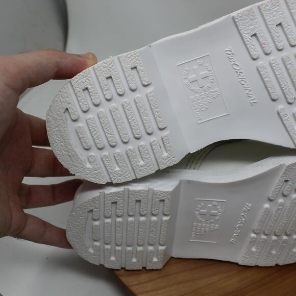 Dr Martens Boots Women 6 14357 Mono Smooth Leather Combat 8 Eye Grunge Punk Goth - Picture 8 of 11